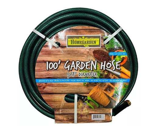 MANGUERA PARA JARDIN 5/8", 30.5 m, 100 ft, HOMEGARDEN