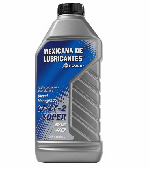 ACEITE PARA MOTOR DIESEL, MEXICANA DE LUBRICANTES MONOGRADO SAE 40, 946 ml