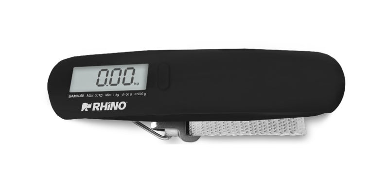 BASCULA DIGITAL P/MALETAS RHINO, CAPACIDAD DE 50KG