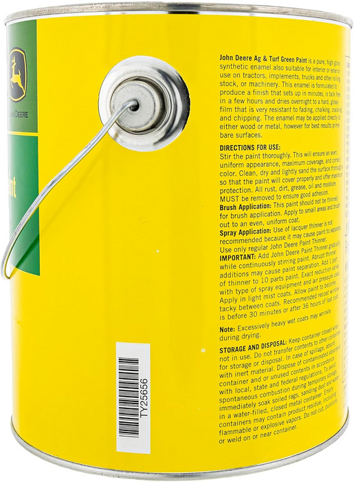 PINTURA VERDE AGRICOLA GALON 4 LTS JOHN DEERE