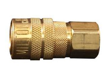 COPLE RAPIDO PARA AIRE, HEMBRA, 1/4" NPT, MILTON 715