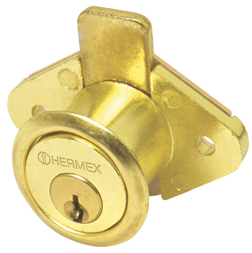 CERRADURA PARA MUEBLE, MODELO 21, LATÓN"