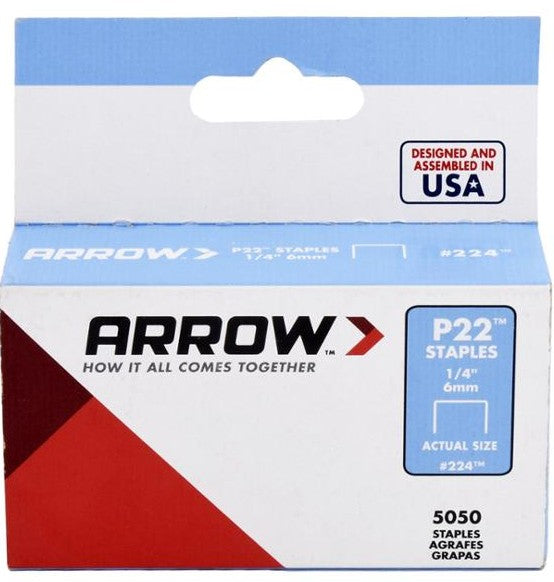 GRAPAS  P22, 1/4", 6MM, ARROW 1000 PZAS