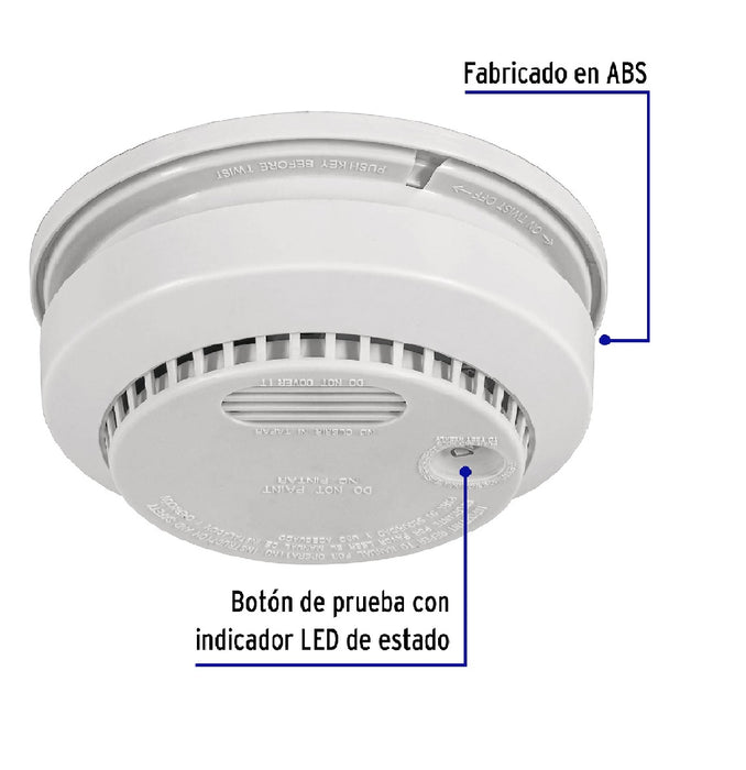 DETECTOR DE HUMO CON ALARMA