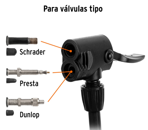 BOMBA DE PEDAL 60 PSI TRUPER