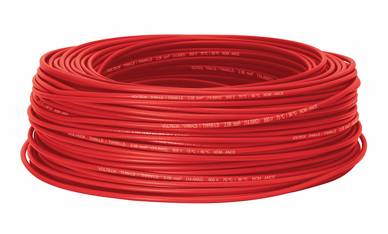 CABLE THHW-LS 14 ROJO AWG (METRO)