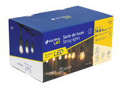 Caja de luces LED para exterior VOLTECK, Serie de 14,6 m, 24 unidades