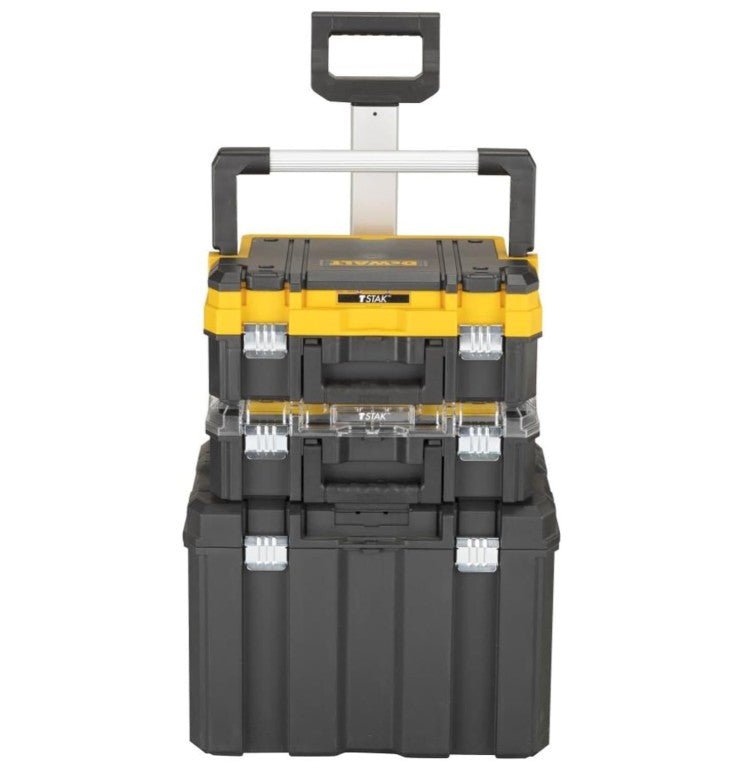 CAJA PARA HERRAMIENTA TORRE MODULAR CON RUEDAS 3 PZ DWST60437