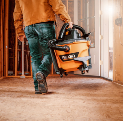 ASPIRADORA ELECTRICA RIDGID, CAPACIDAD DE 9 GALONES MOD. HD09001