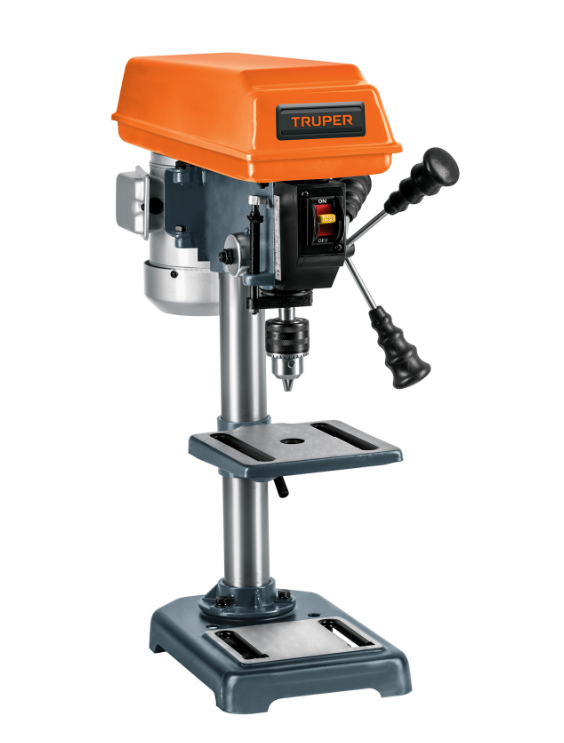 TALADRO DE BANCO MOTOR DE 1/3 HP, 5 VELOCIDADES, BROQUERO DE 1/2"