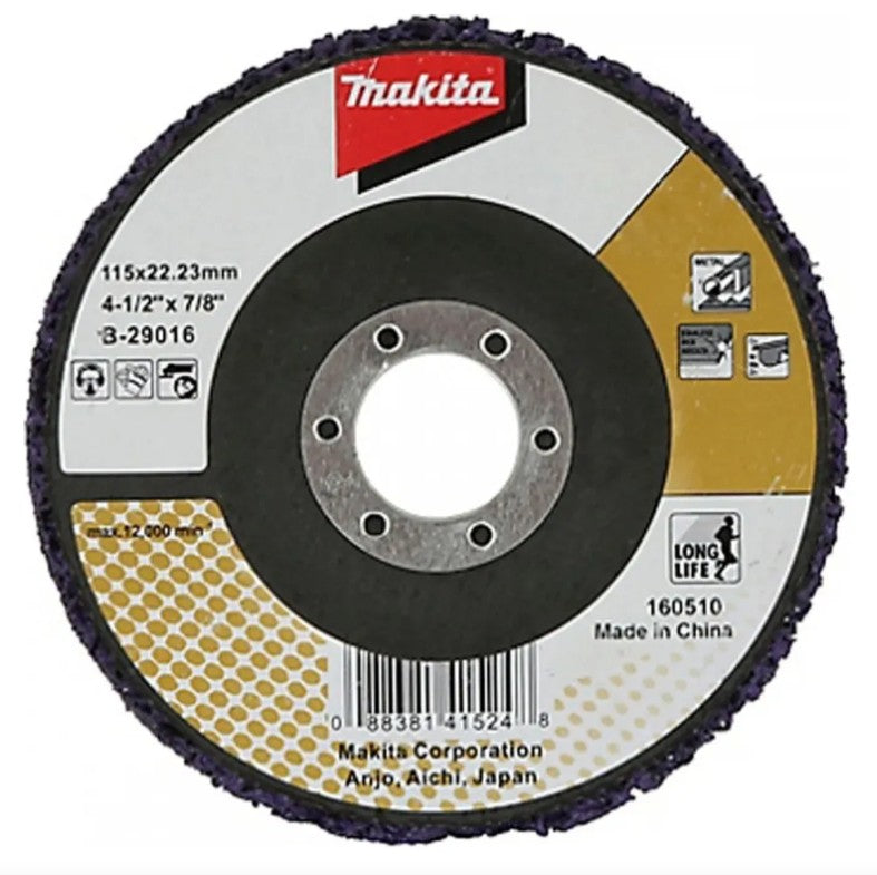 DISCO DE FIBRA 4 1/2" PARA ESMERIL GRANO LANG LIFE