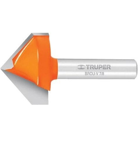 BROCA PARA ROUTER corte en V de 1/2'