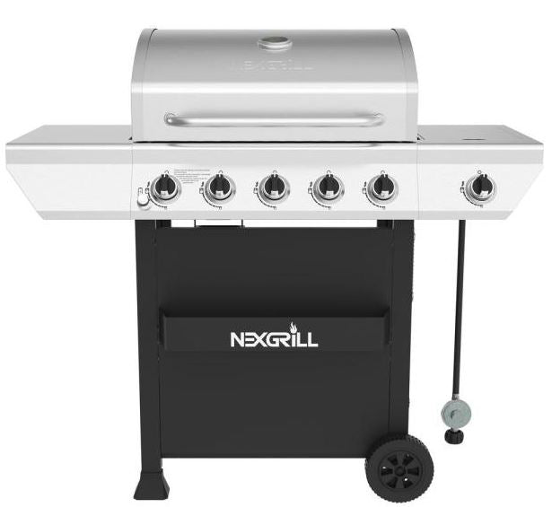ASADOR DE GAS NEXGRILL, DE ACERO INOXIDABLE, 5 QUEMADORES