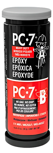 PASTA EPOXICA GRIS 56G  USO PESADO  ( PC-7 )