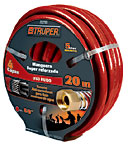 MANGUERA PARA JARDIN 5/8", 30 m, REFORZADA, 4 CAPAS, CONEX. DE LATON. "PRO"