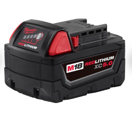 BATERIA M18 REDLITHIUM XC5.0A CAP.EXTENDIDA MILWAUKEE