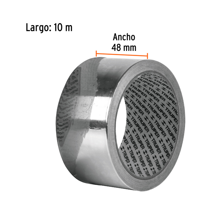 CINTA DE ALUMINIO, 10 MTS