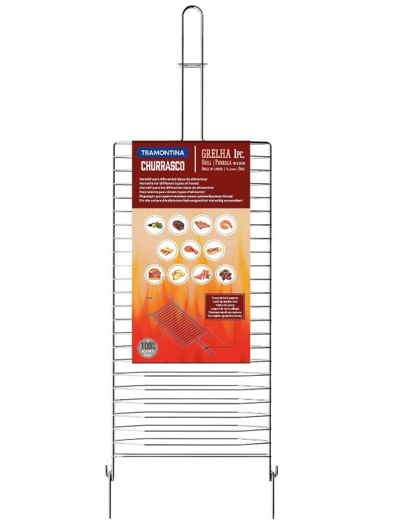 PARRILLA DE ACERO PARA ASADO INOX 73" TRAMONTINA
