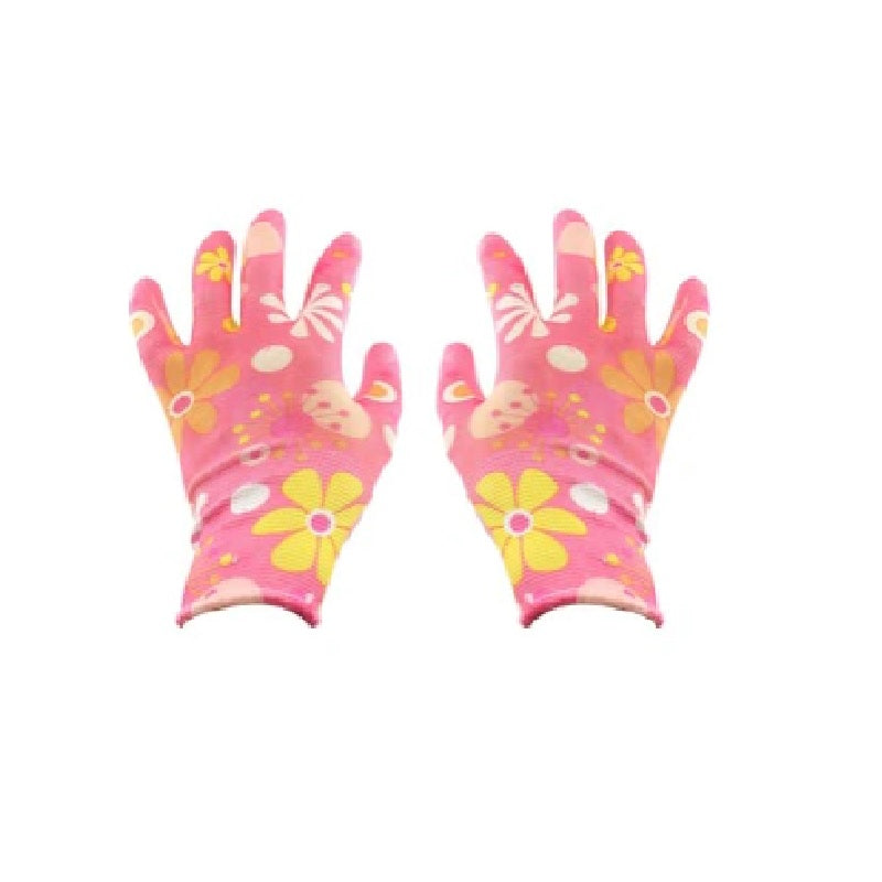 GUANTE DE POLIESTER ELASTICO CUBIERTO LATEX M