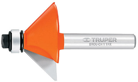 BROCA PARA ROUTER, CHAFLÁN, 1-1/4' CON BALERO"