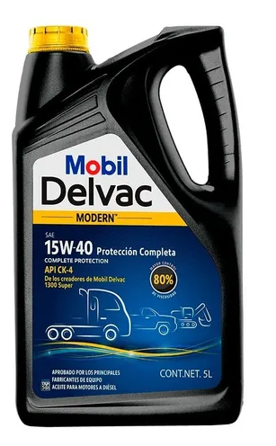 ACEITE PARA MOTOR DIESEL, MOBIL DELVAC MODERN 15W40 SUPER PROTECCION, 5 L