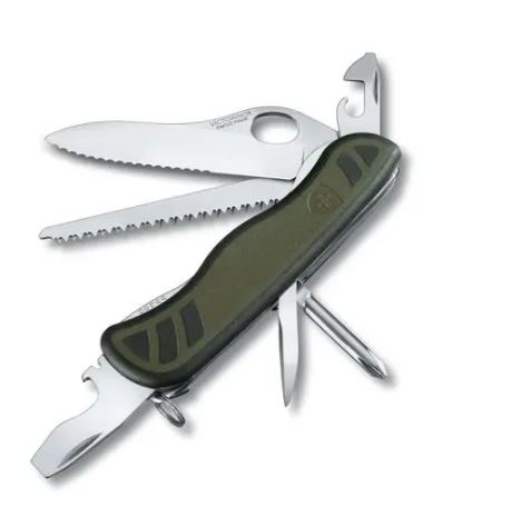 NAVAJA DEL SOLDADO SUIZO 08.111 MM VERDE/NEGRA VTRNX