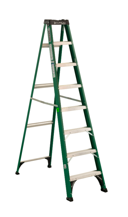 ESCALERA TIJERA FIBRA DE VIDRIO DE 8 ft 175 kg