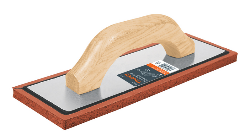 FLOTA DE ESPONJA MANGO DE MADERA, ESPESOR 1/2", ACABADO ASPERO