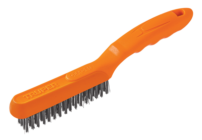 CEPILLO DE ALAMBRE ACERO INOX 64 PINCELES TRUPER