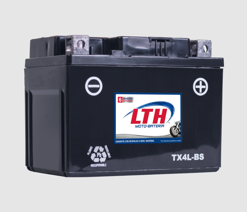 MOTO-BATERIA LTH AGM LIBRE DE MTTO. DE 3 AMPERS/H (CTX4L-BS)