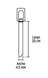 CINCHO DE 29 CM ACERO INOX 99 LB VOLTECK 10 PZ