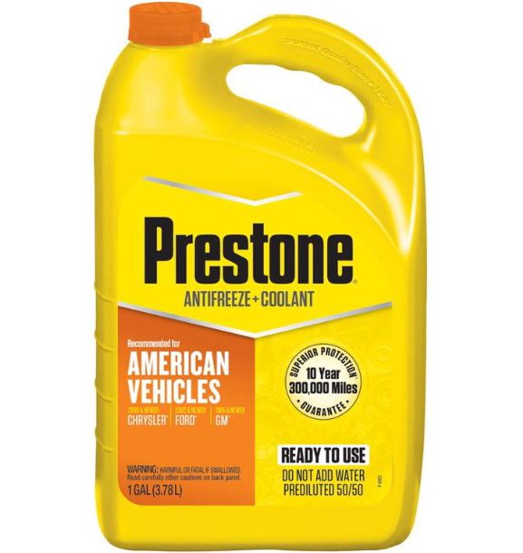 ANTICONGELANTE / REFRIGERANTE PRESTONE AFC ORANGE, 50% AMERICAN VEHICLES