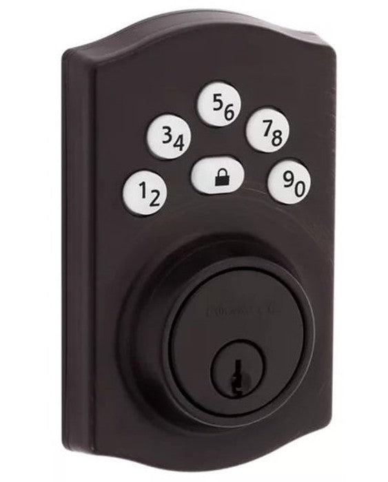 CERRADURA ELECTRICA CON TECLADO ZINC BRONCE VENECIANO