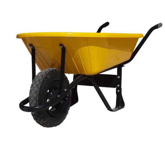 CARRETILLA 5.5 FT, PLASTIFORZE AMARILLA, SANTUL