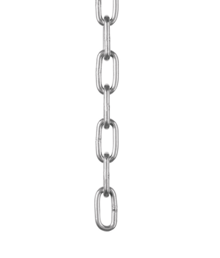 CADENA PULIDA DE 1/8" (METRO) 75 M EN CUBETA FIERO