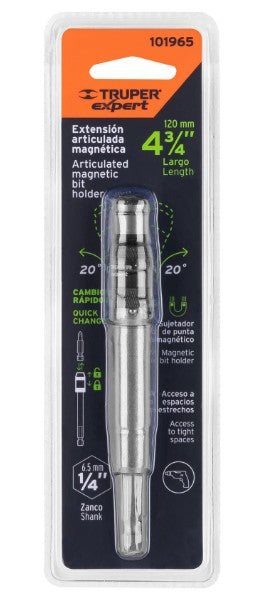 ADAPTADOR MAGNETICO ARTICULADO 4 3/4" P/PUNTAS