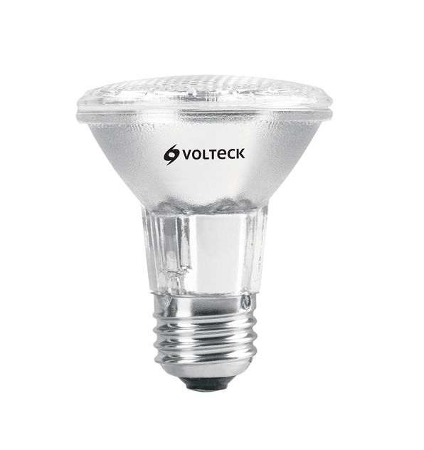 Foco de halógeno PAR20 VOLTECK, vidrio transparente y base roscada