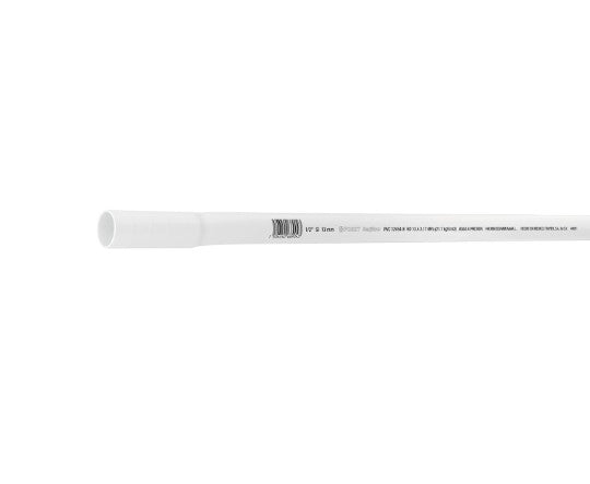 TUBO HIDRAULICO DE PVC, 3M, 1/2", RD 21