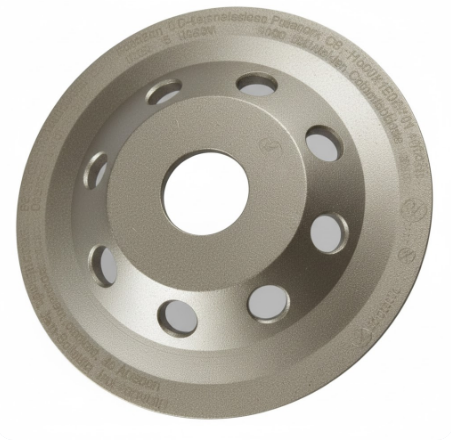 COPA DE DIAMANTE 4-1/2" CON 1 SEGMENTO PARA DESBASTE CONC.
