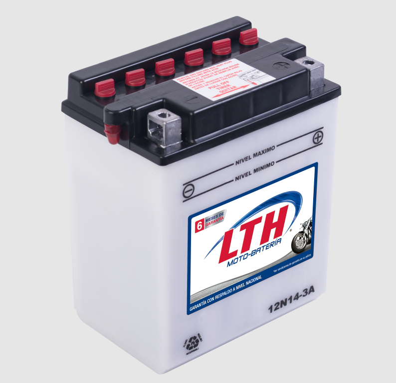 MOTO-BATERIA LTH DE 14 AMPERS/H (12N14-3A)