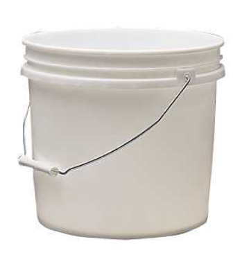 CUBETA DE PLASTICO 3.5 gal. BLANCA