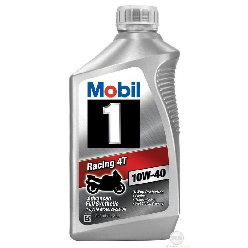 ACEITE PARA MOTOCICLETA, 4 TIEMPOS 10W40, SINTETICO MOBIL 1, 946 ml