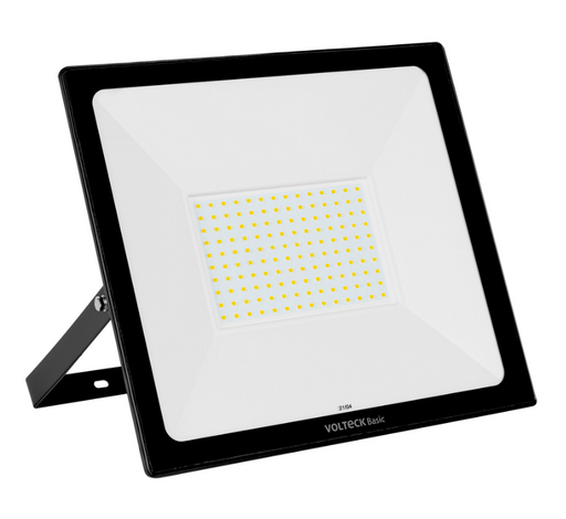 Reflector LED 100W VOLTECK con carcasa negra y panel con matriz de LED
