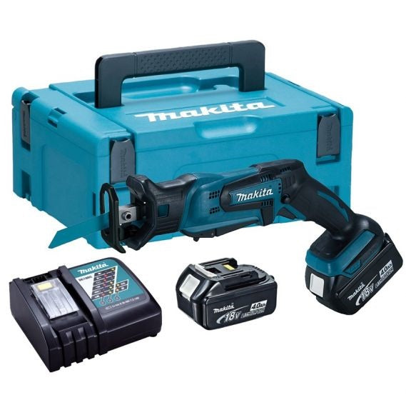 SIERRA RECIPROCA 18V LXT, 2 BAT. 4.0 Ah, CARGADOR Y ESTUCHE. REC.  1/2"