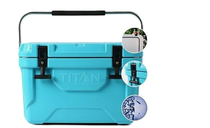 HIELERA TERMICA TITAN COLOR AZUL 20 QT 5 GAL