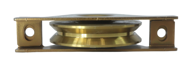 RUEDA DE ACERO PARA PORTON SOPORTE 100 mm