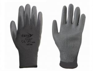 GUANTE DE NYLON CON POLIURETANO NEGRO TALLA 9