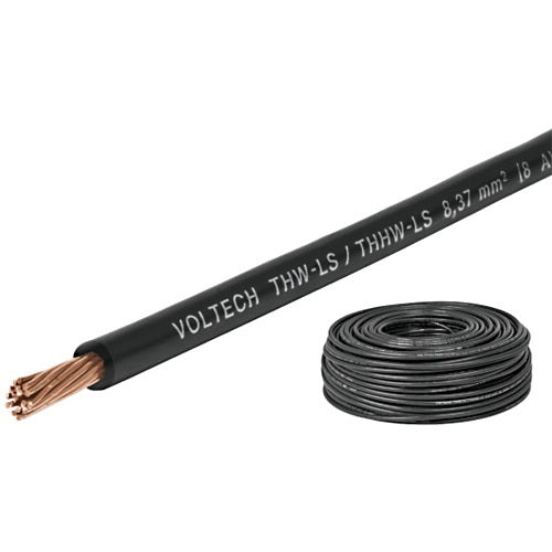 CABLE THHW 12 NEGRO AWG (METRO)