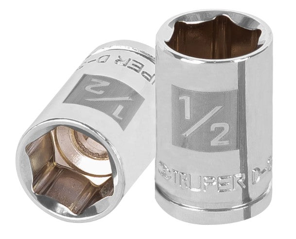 DADO DE 1/2", CUADRO DE 3/8", 6 PUNTAS, D-3816-H