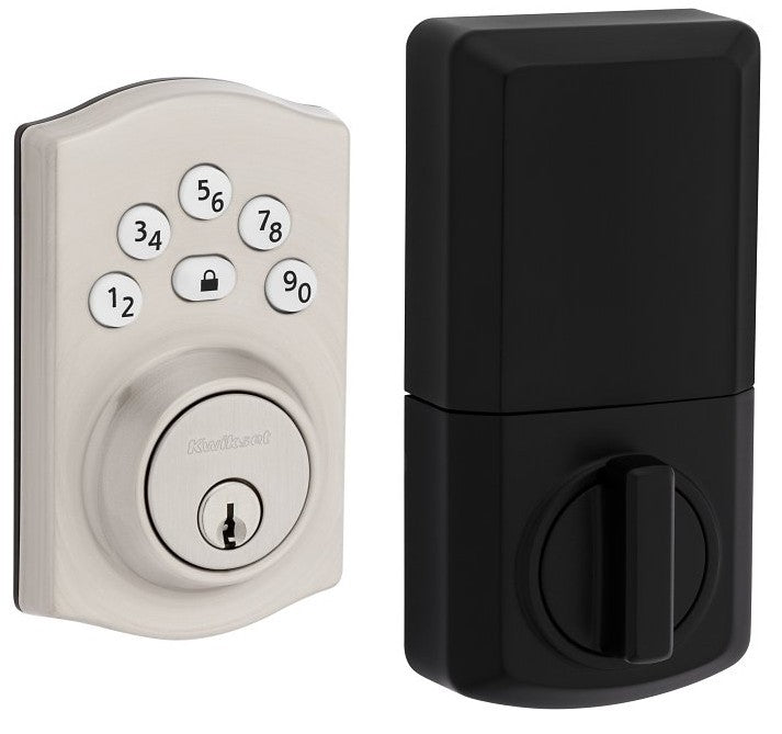 CERRADURA ELECTRICA CON TECLADO ZINC SATINADO KW1